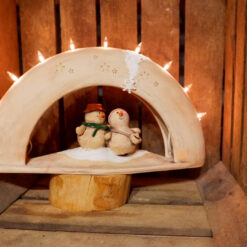 Lichterbogen Schneemann